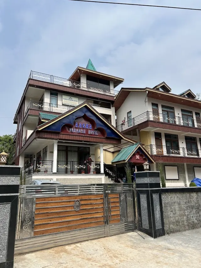 AASRA Paradise Hotel building with balconies
